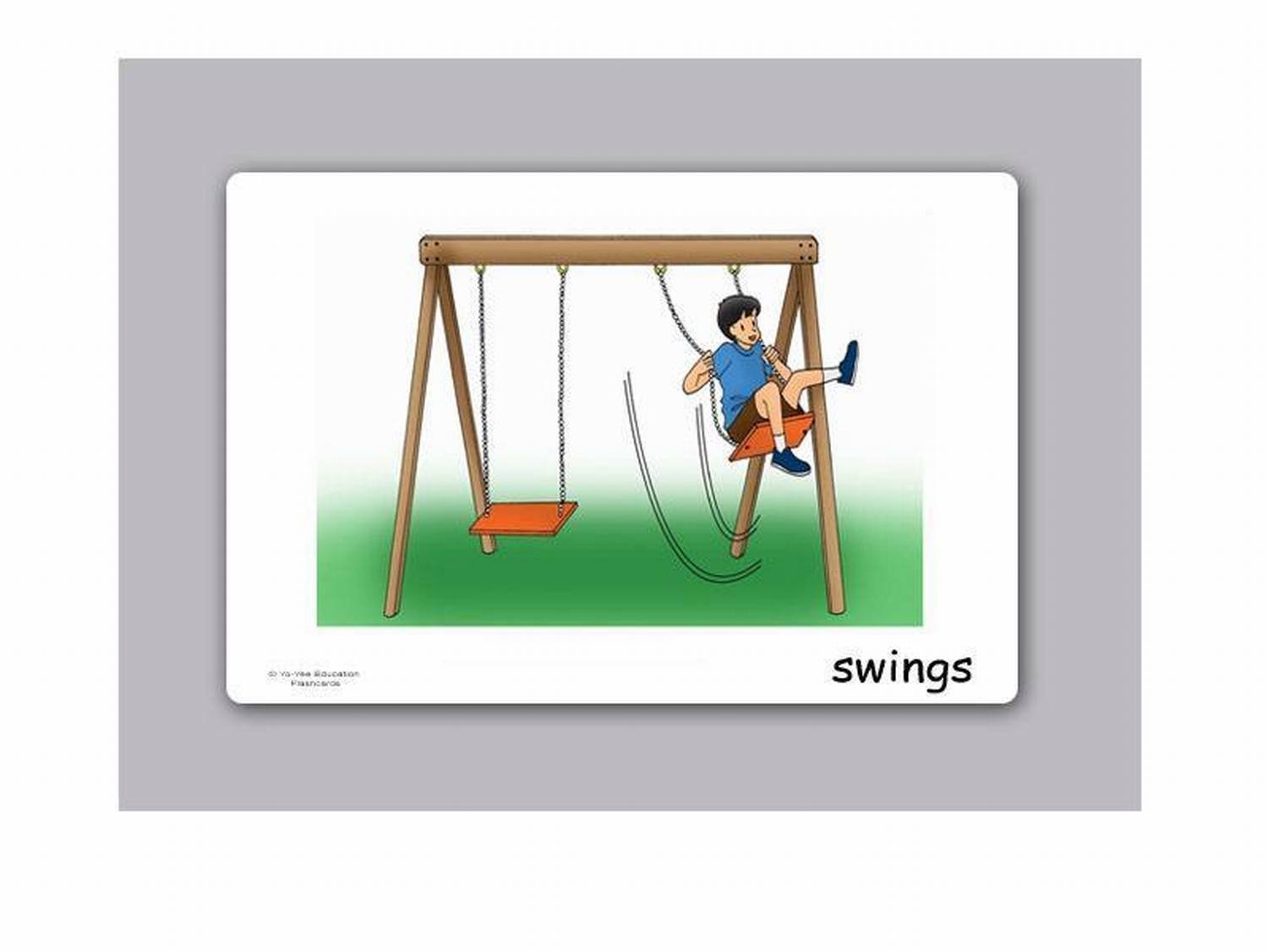 Yo-Yee English Vocabulary Flash Cards - Playground & Schoolyard Picture Cards with Teaching Activities & Game Ideas - Perfect for ESL, Preschool & Homeschool Learning