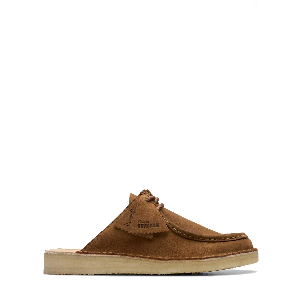 Clarks Sabot Desert Nomad Mule Cola Suede Slip-On Shoes for Women - Comfortable Casual Loafers for Walking, Office & Travel (26175863)
