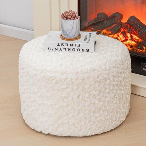 Cream Pouf With Filler