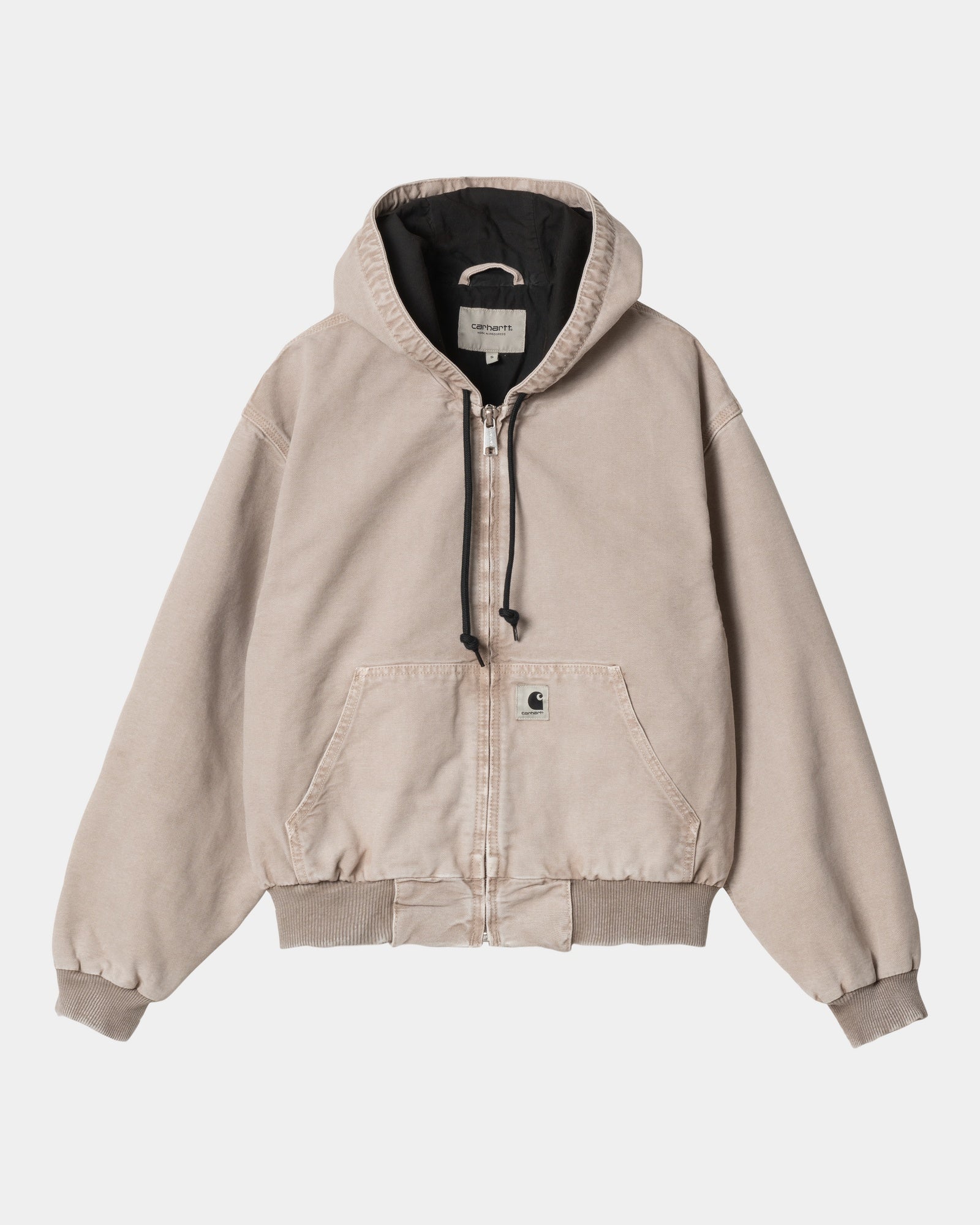 Women's OG Active Jacket - Lightweight Spring Jacket for Running & Outdoor Activities | Stone Canvas Fabric in Dusky Beige | Perfect for Hiking, Gym & Casual Wear