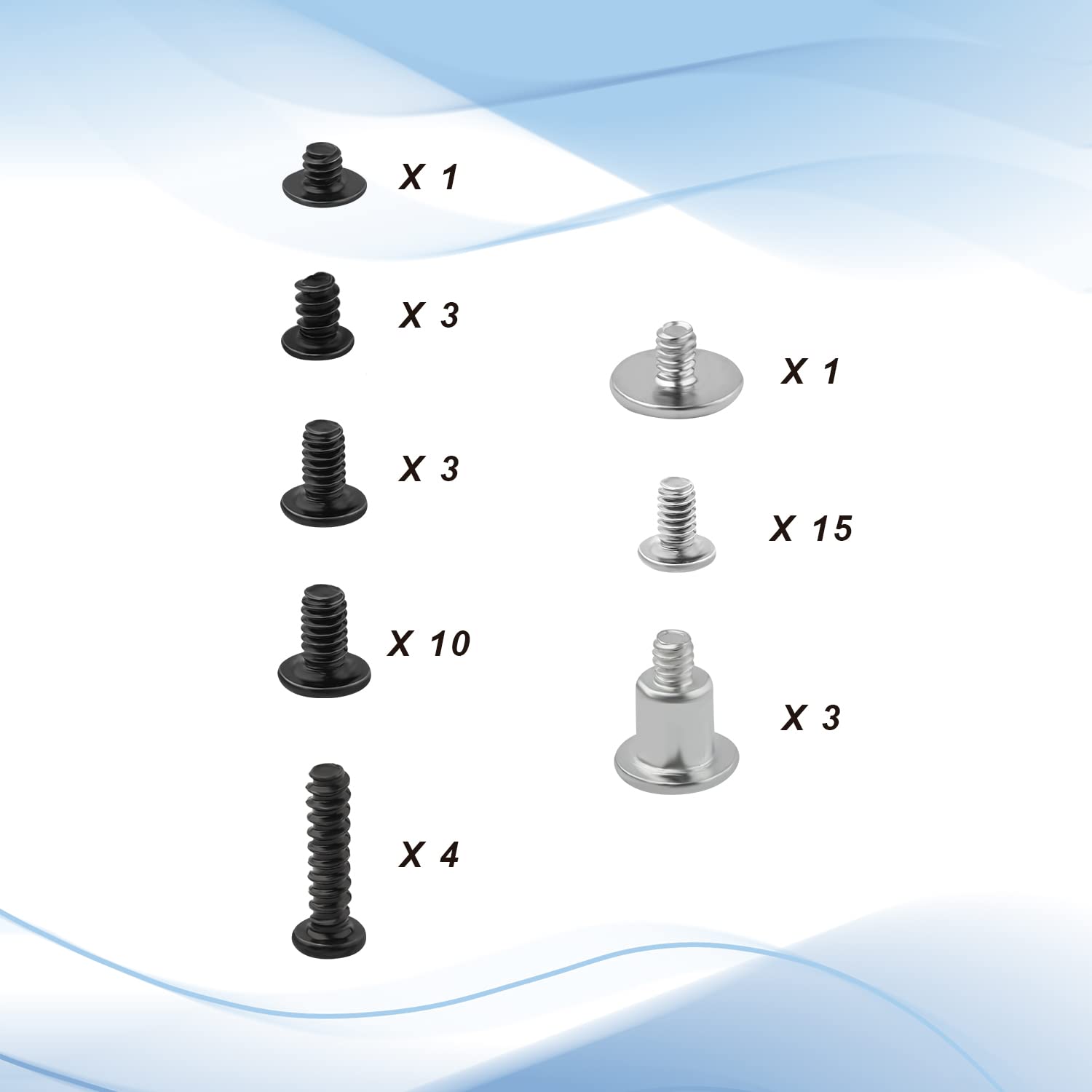 40pcs Replacement Screws for Nintendo Switch Console - Repair Parts for Joy-Con & Dock - Perfect for DIY Fixes & Maintenance