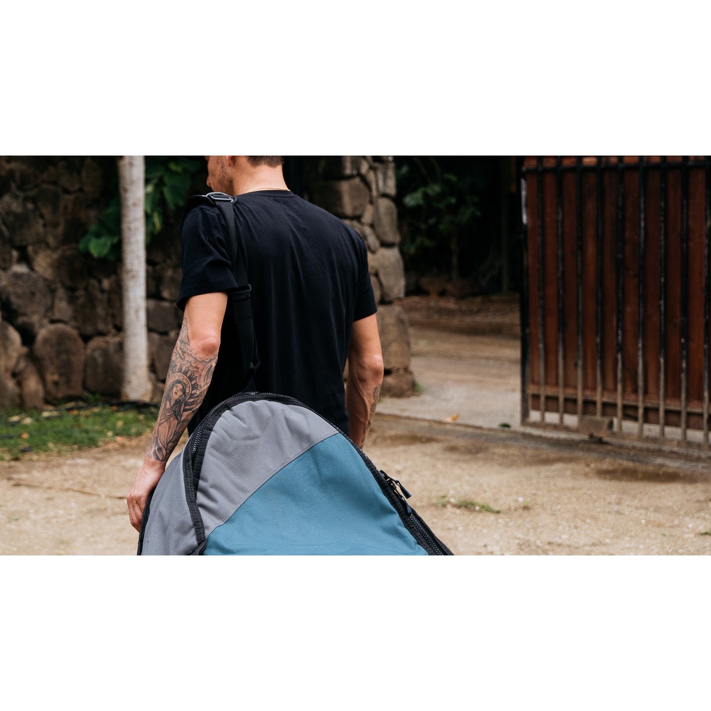 Premium Wheeled Longboard Travel Bag - Heavy Duty Coffin Style for 9'0 & 9'6 Surfboards (Fits 2-4 Boards) Navy/Gray - Perfect for Surf Trips & Air Travel Protection