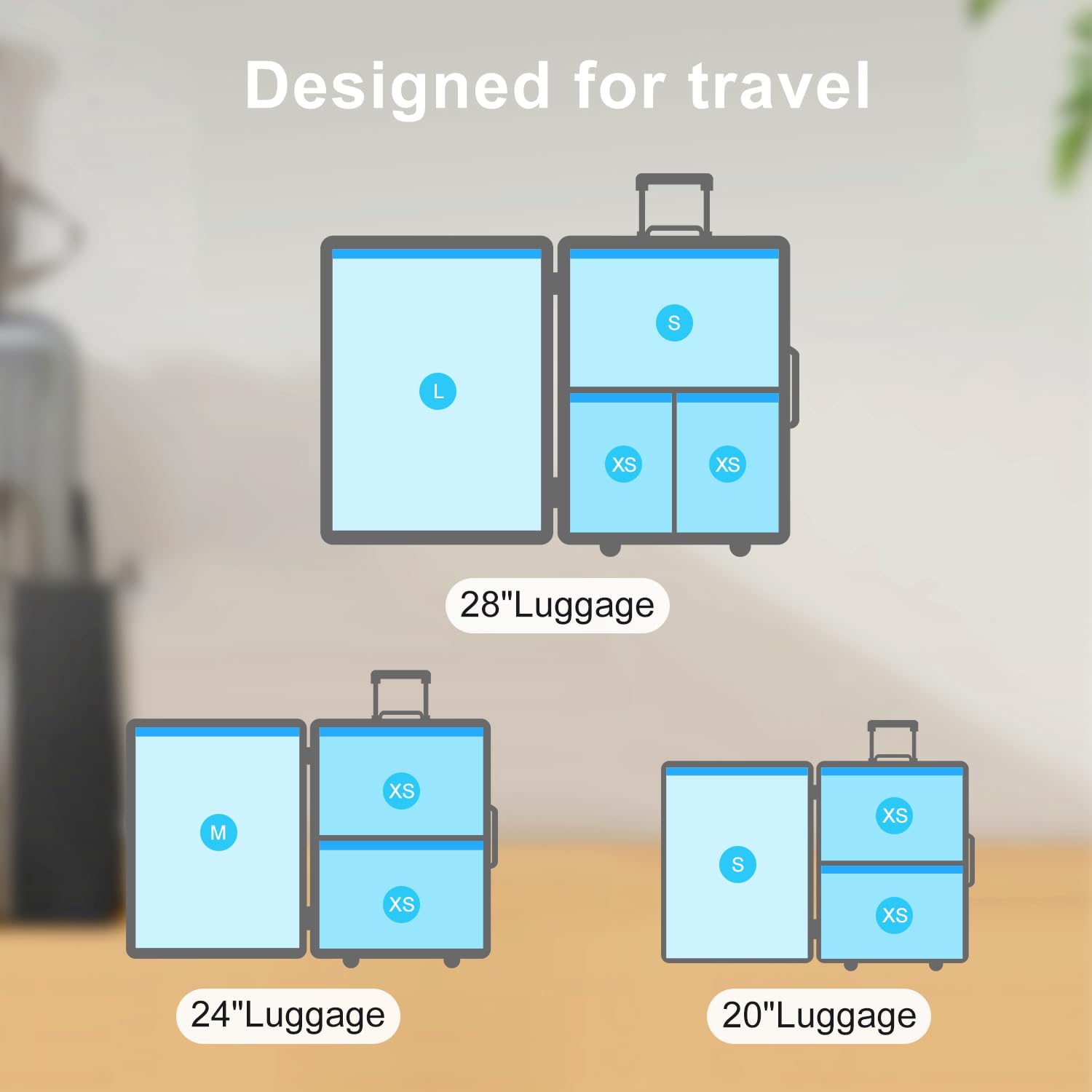 16 Pack Vacuum Storage Bags with Electric Pump - Space Saving Travel Bags for Clothes, Luggage & Organizing - Portable Vacuum Sealed Compression Bags for Travel, Moving & Seasonal Storage