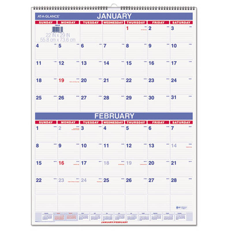 2022 Two-Month Wall Calendar 22
