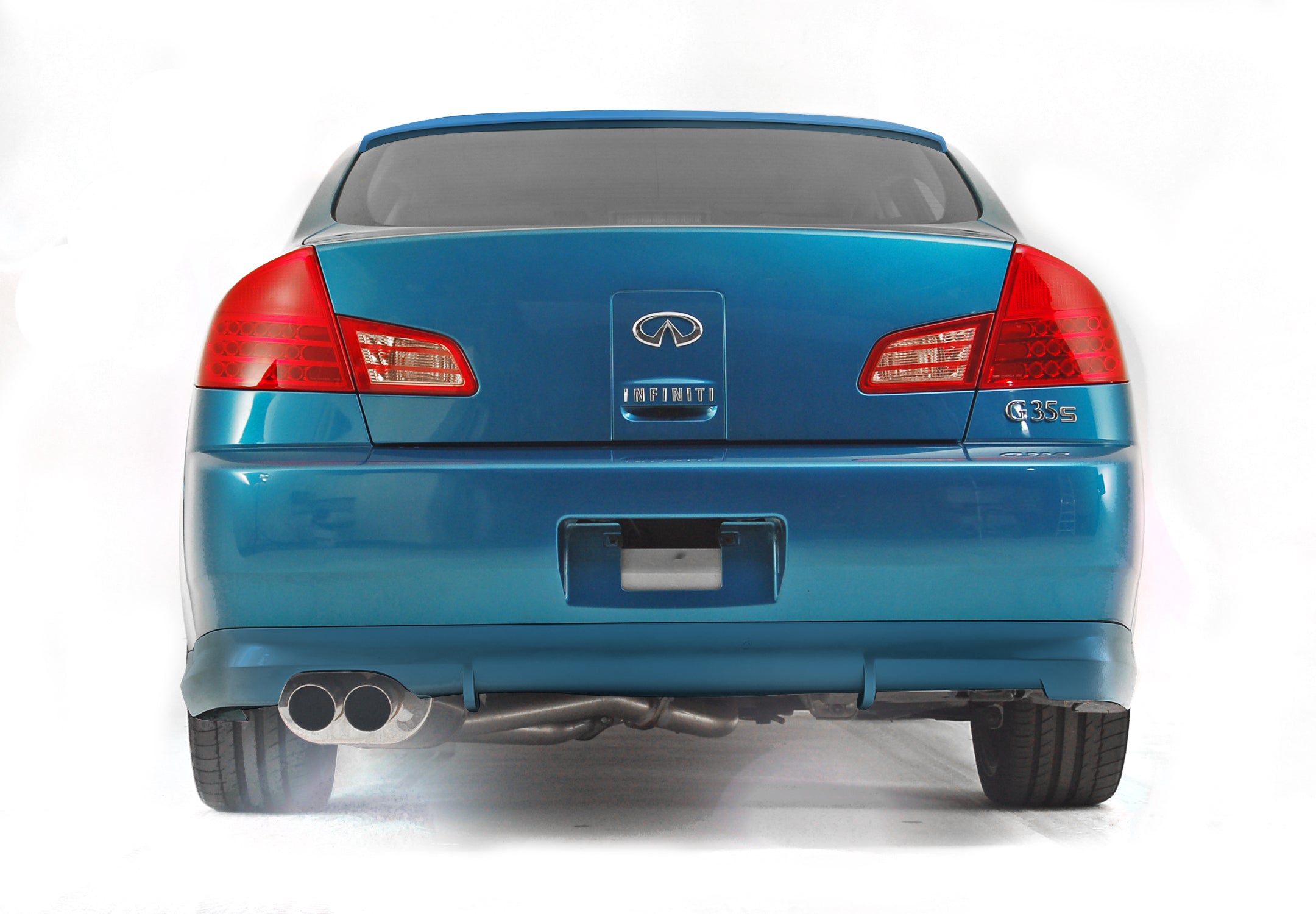 2003-2006 Infiniti G35 Sedan Rear Roof Spoiler - High Performance Carbon Fiber Trunk Lip Wing - Perfect for Car Enthusiasts & Street Racing Upgrades