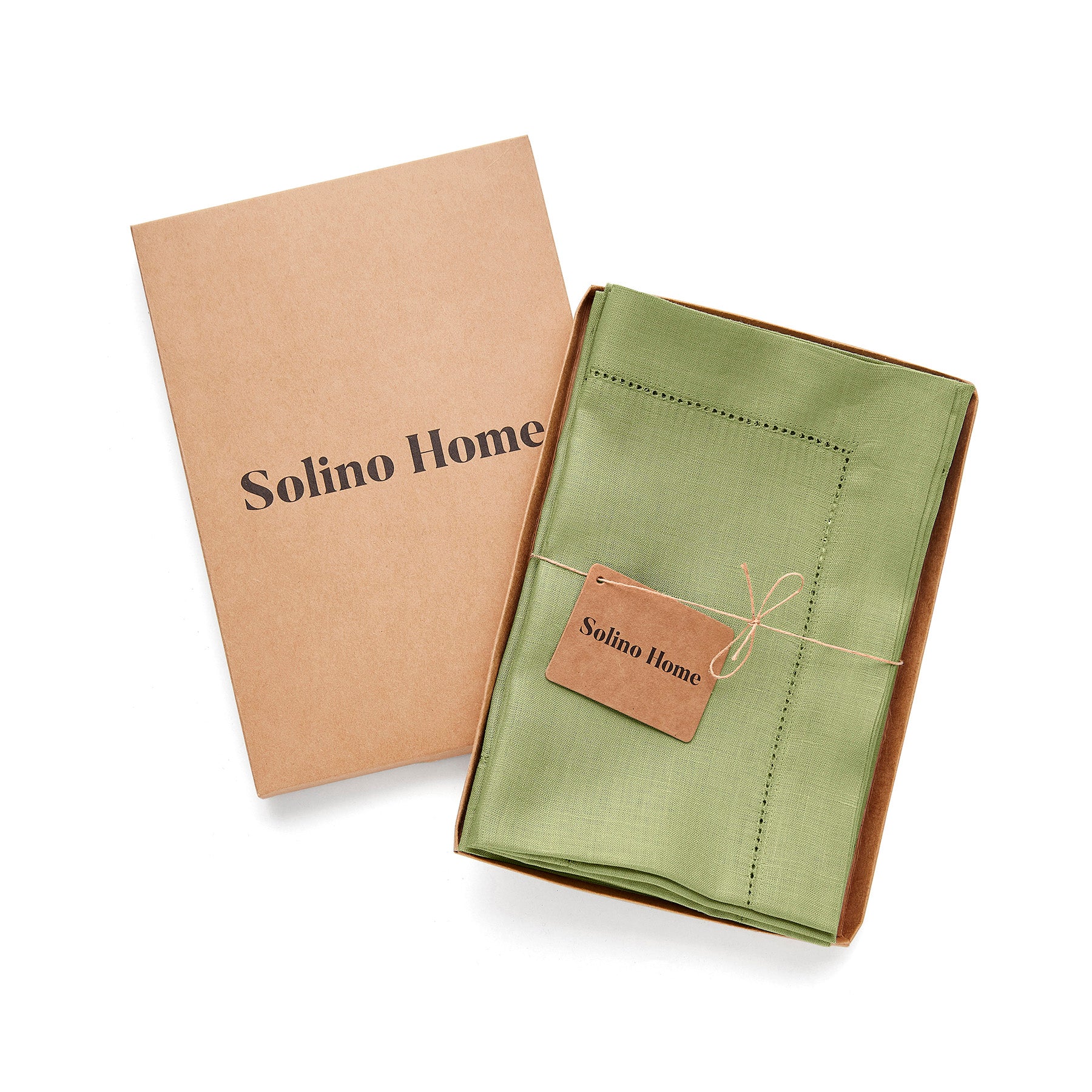 Premium Classic Hemstitch Napkins - 100% Cotton Linen Dinner Napkins for Formal Dining, Weddings & Special Occasions