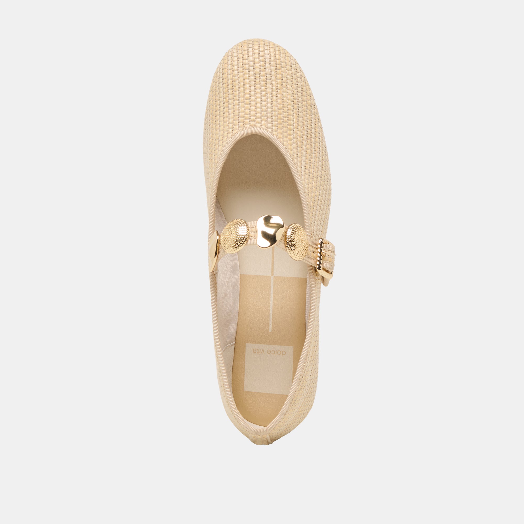 RELAN Women's Ballet Flats - Lightweight Natural Raffia Comfortable Slip-On Shoes for Casual Wear, Work & Travel