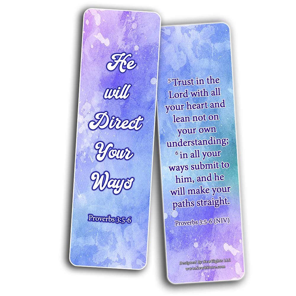 30-Pack Bible Verse Bookmarks Series 2 - Inspirational Scripture Cards for Bible Study, Church Ministry & Classroom Gifts - Perfect for Devotional Use, Teacher Appreciation & Stocking Stuffers