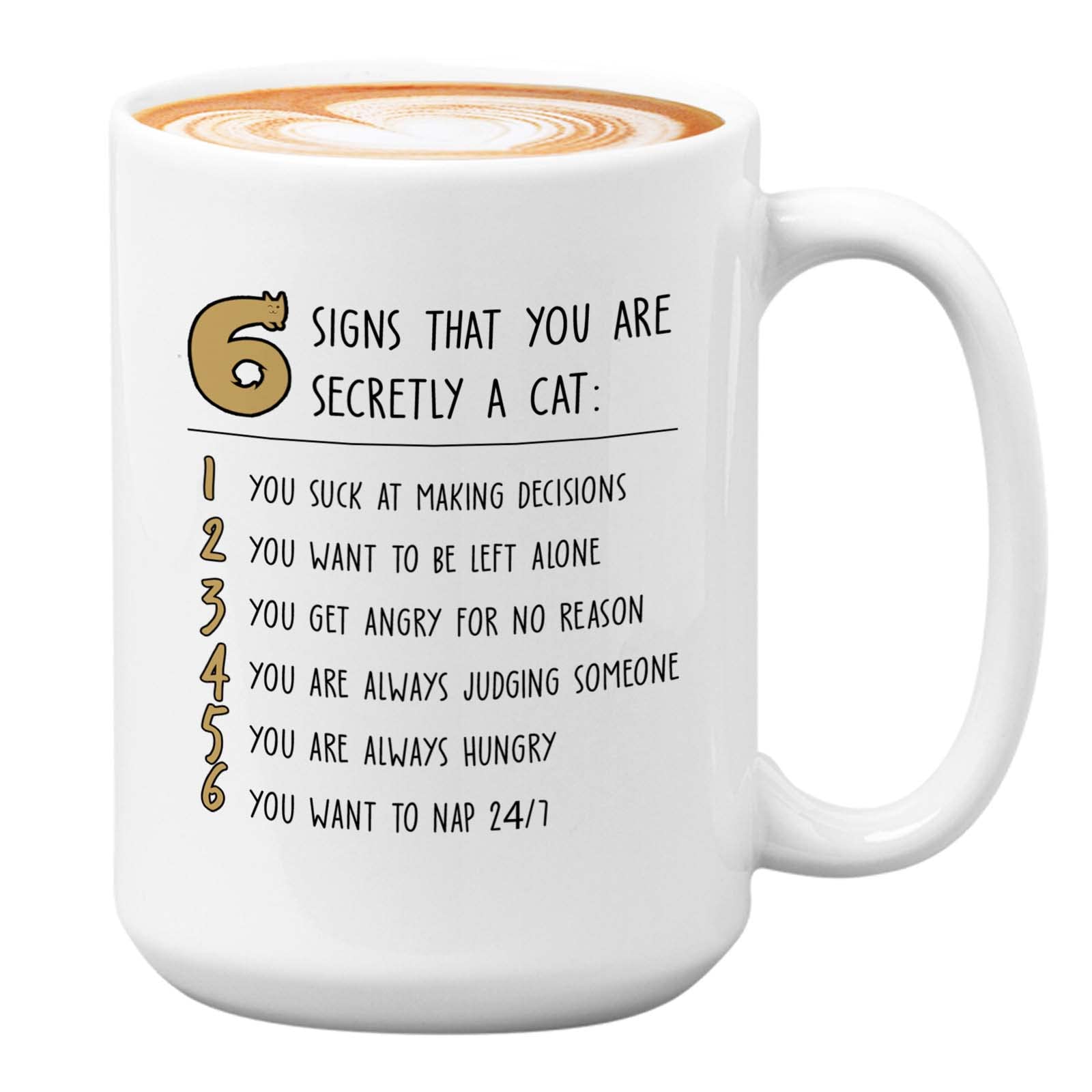 15oz White Cat Mug - Funny Kitten Coffee Cup for Cat Lovers, Pet Rescuers & Fur Parents - Perfect Gift for Maine Coon & British Shorthair Fans - Great for Morning Coffee, Office Use & Cat-Themed Parties