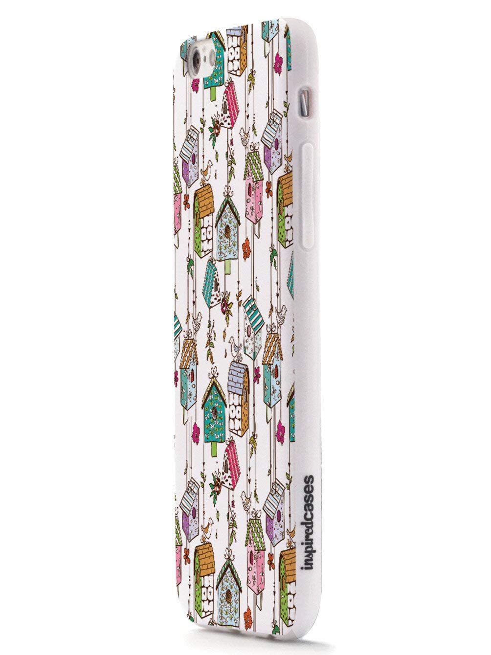 **Inspired Cases for iPhone 8 - 3D Textured Protective Phone Cover with Cute Bird House Design | Shockproof & Slim Fit | Perfect for Everyday Use, Travel & Outdoor Activities**