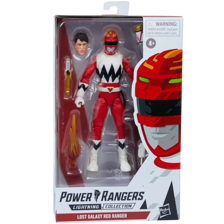 Power Rangers Lightning Collection Lost Galaxy Red Ranger Action Figure - Collectible Toy for Fans, Kids & Adults - Perfect for Display, Play & Gifting