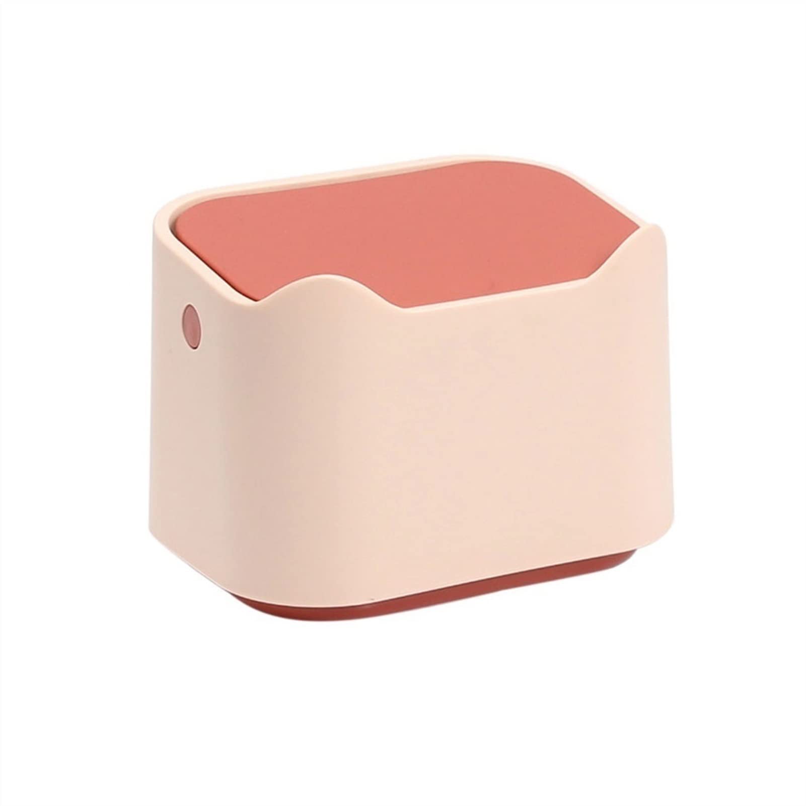 TOMYEUS Small Plastic Trash Can - 1.5 Gallon Mini Waste Bin for Home, Office, Desk, Bathroom & Bedroom | Compact Garbage Basket for Kitchen Counter, Tabletop & Workspace | Durable Dustbin for Daily Waste Disposal
