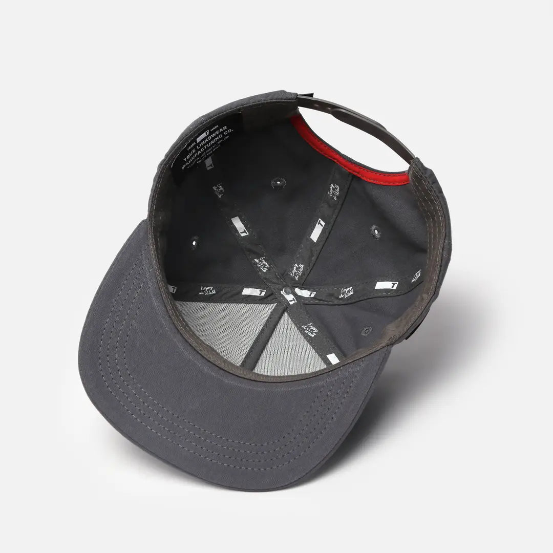 TRUE Canvas 5 Panel Snapback Hat | Vintage Golf Style Adjustable Snapback Cap for Men - Perfect for Golf Outings, Streetwear Fashion & Casual Wear
