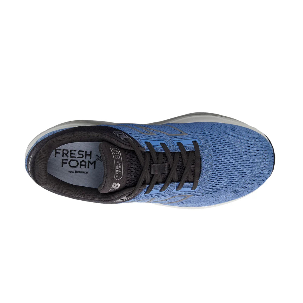 New Balance Men's Fresh Foam X 860v14 Running Shoes - 2E Wide Width in Blue Laguna/Black Cement/Grey Matter - Perfect for Jogging, Gym Workouts & Daily Walking