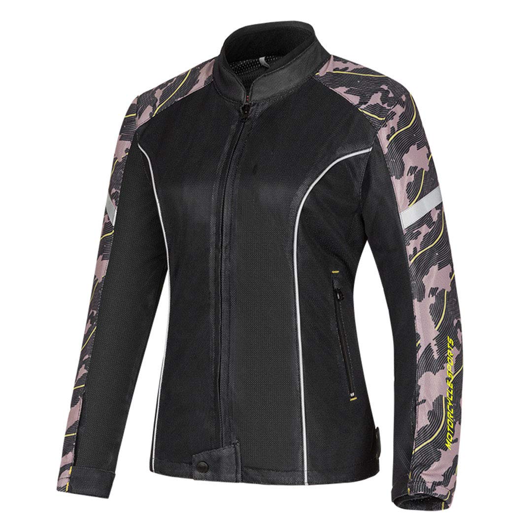 Women's Summer Motorcycle Jacket - Breathable Mesh Moto Jacket with CE Armor Protection for Riding | Lightweight & Ventilated Motorbike Gear for Street & Commuter Bikes