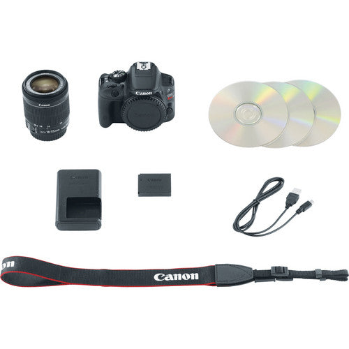 Canon EOS Rebel SL1/250D (SL3) DSLR Camera with 18-55mm IS STM Lens Kit - USA Version for Photography, Travel & Vlogging