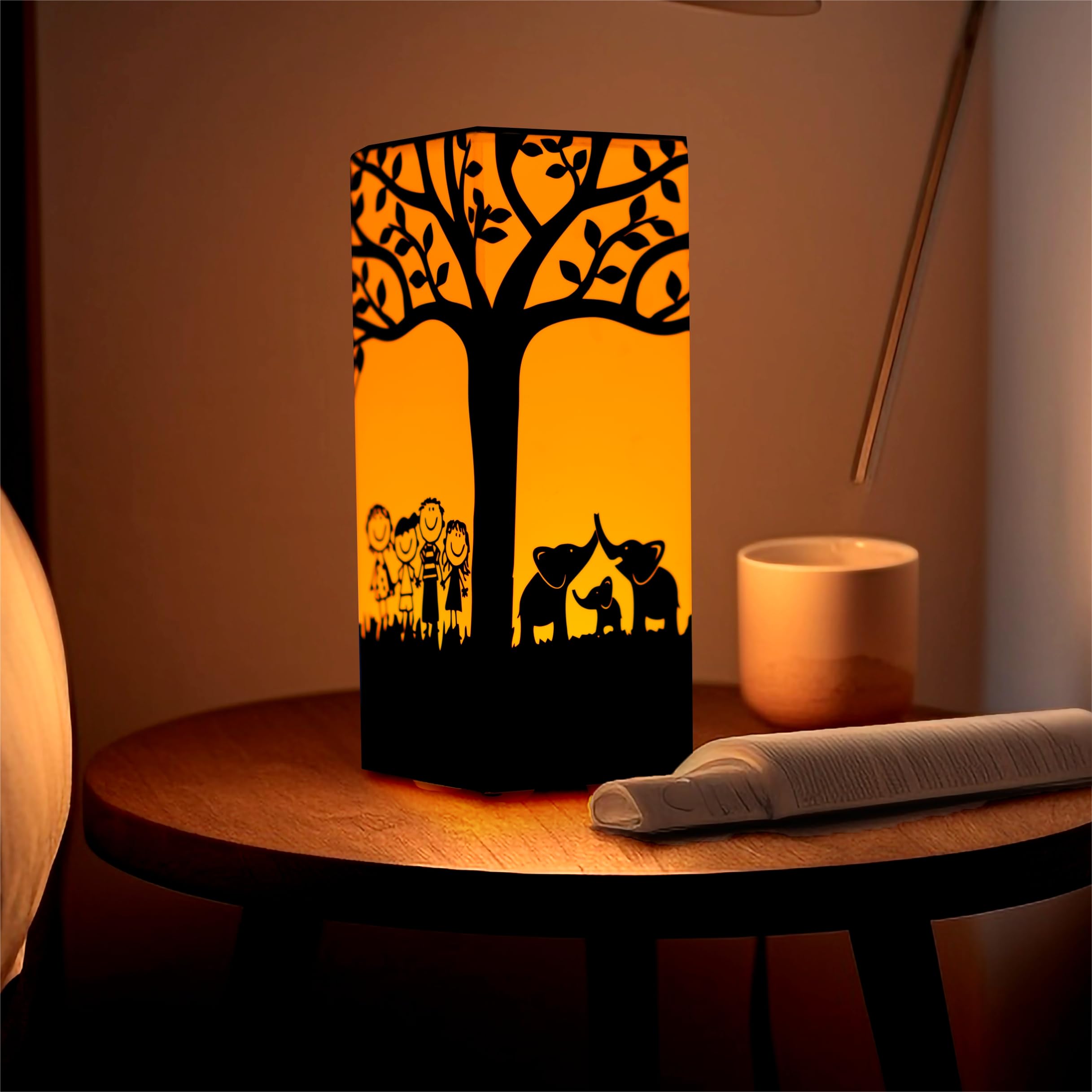 Telepathy® Tree - Long Distance Friendship Lamp® for Childhood & Nature | WiFi Touch-Activated Color Changing LED Lights | Perfect Gift for Loved Ones Far Away (Single Lamp) - Ideal for Bedrooms, Dorms & Long-Distance Relationships