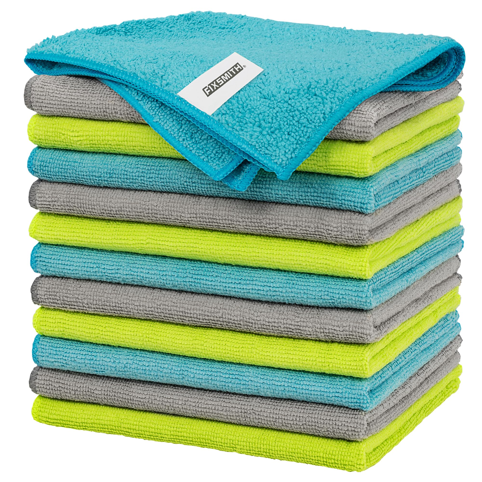 Premium Microfiber Cleaning Cloths - 12 Pack, 12