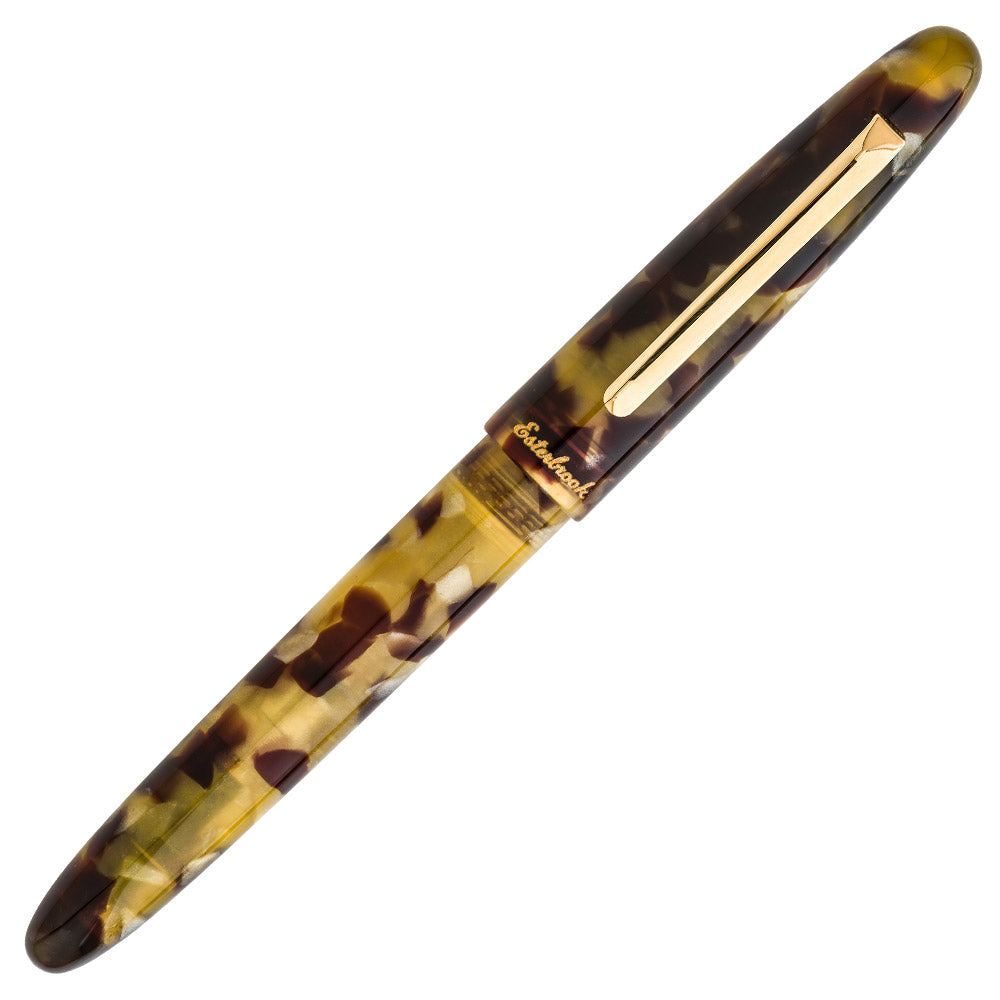 Esterbrook Estie Tortoise Rollerball Pen with Chrome Trim - Premium Writing Instrument for Office, School & Gift Giving
