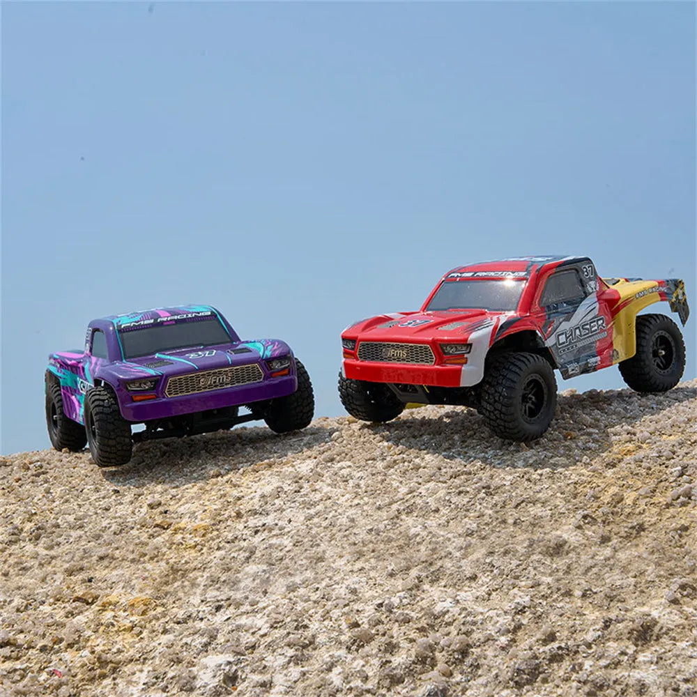 FMS FSC24 1/24 Scale 4WD RC Short Course Truck - 2 Speed Transmission, Metal Differential - High Performance Off-Road Racing & Backyard Bashing for Adults & Kids