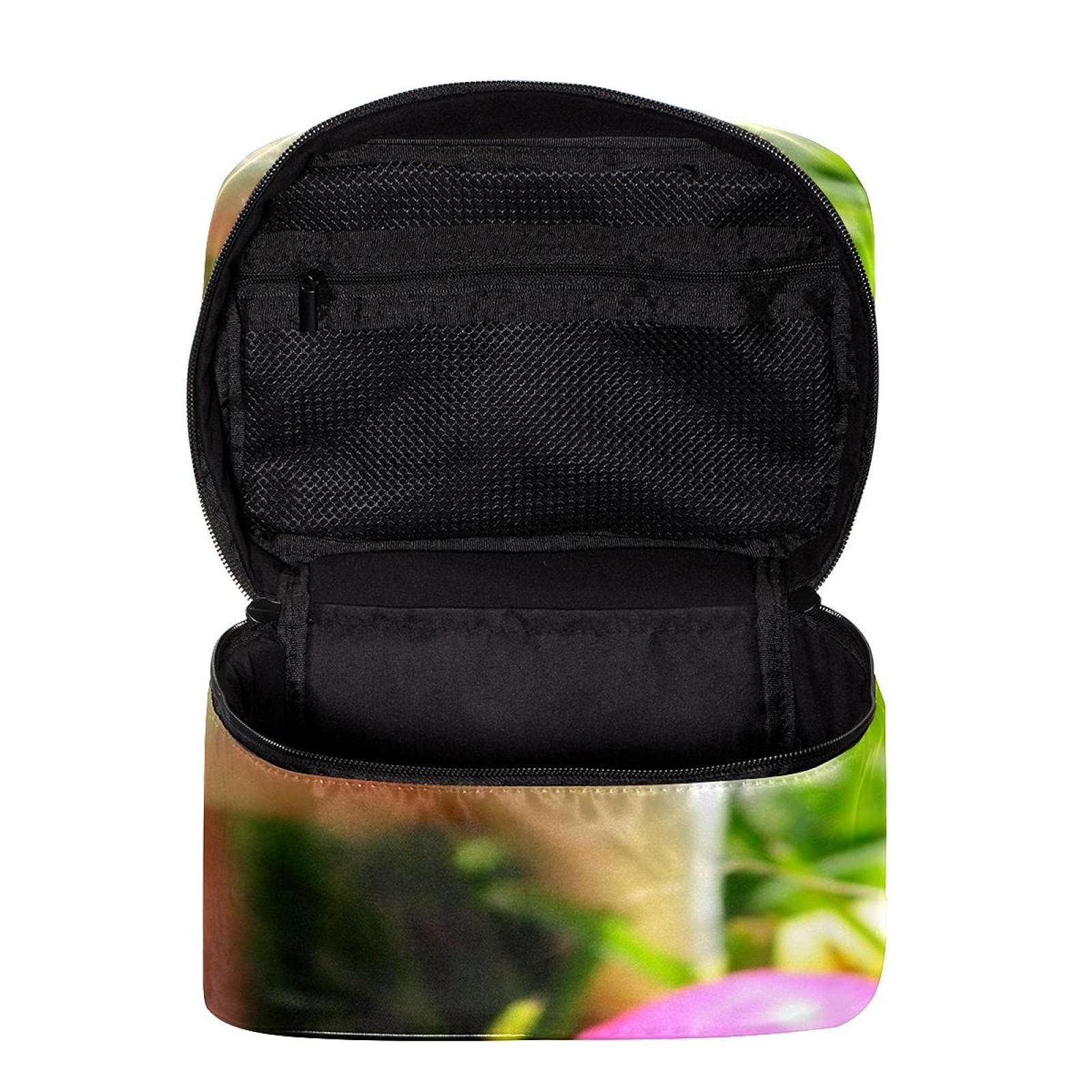 Cute Piglet with Easter Eggs Travel Makeup Bag - Large Cosmetic Organizer Case with Zipper for Women & Girls | Perfect for Easter Gifts, Travel Toiletries & Makeup Storage