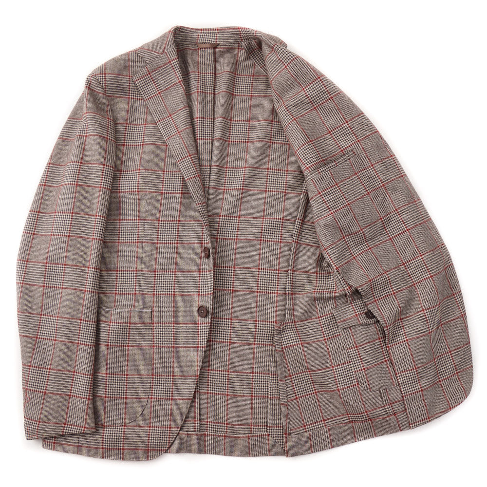 Isaia 'Tenero' Glen Plaid Wool Cashmere Sport Coat for Men | Premium Italian Tailored Blazer | Business Formal & Wedding Attire
