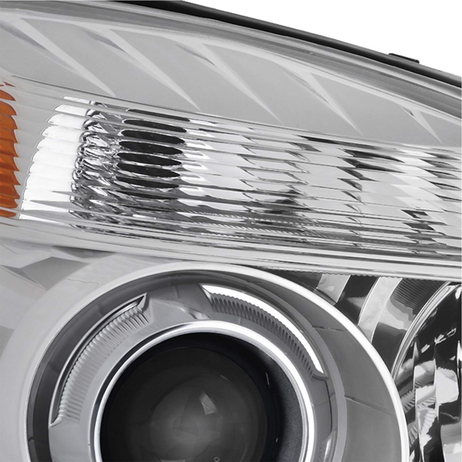 AKKON Replacement Projector Headlight Assembly - Right Passenger Side for 2010-2015 Chevy Equinox LTZ | Durable LED Headlights for Night Driving & Enhanced Visibility