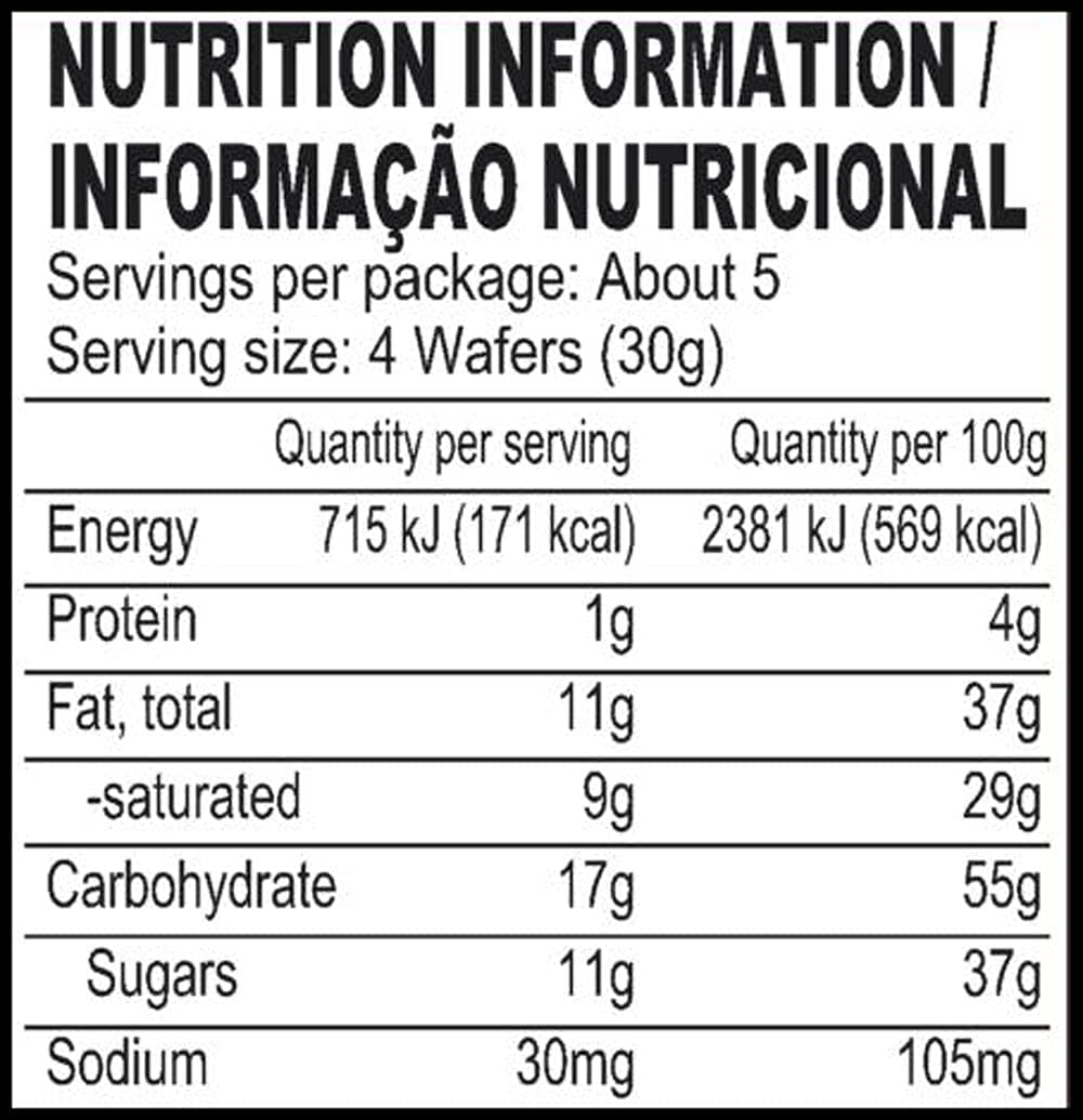 BRITANNIA Orange Wafer Cookies 5.29oz (150g) - Crunchy Healthy Snacks for Breakfast, Tea Time & Office - Pack of 4 - Perfect with Coffee, Milk or as School Lunch Treat