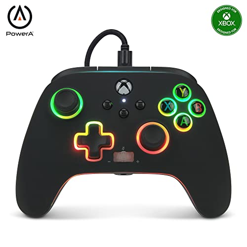 PowerA Wired Xbox Controller for Series X|S & One - Officially Licensed (Renewed) - Perfect for Gaming & Streaming