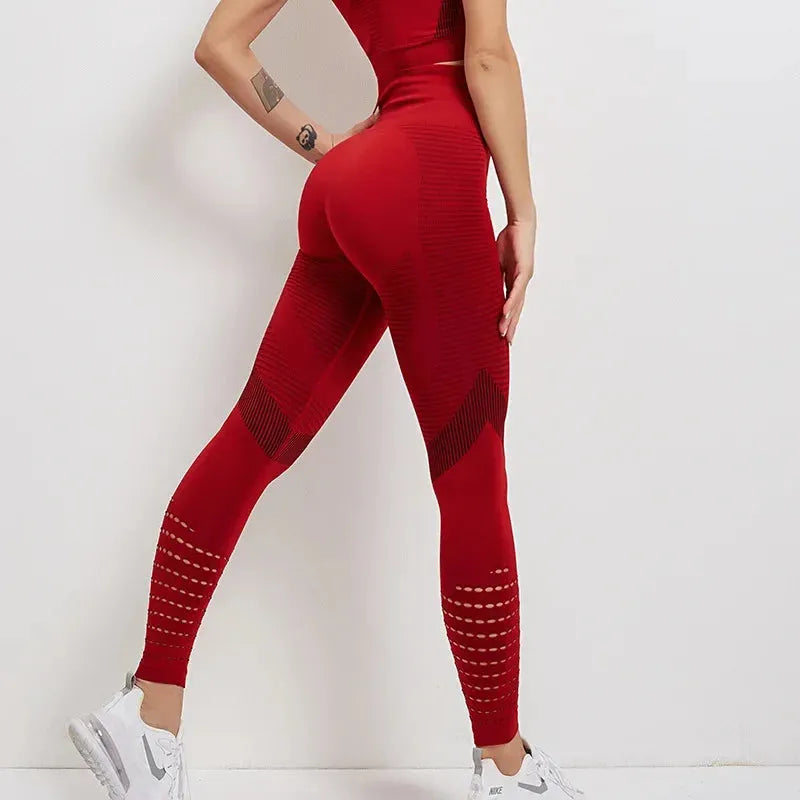 Sexy High Waist Seamless Leggings for Women - Push Up Workout Yoga Pants with Tummy Control - Perfect for Gym, Running, Fitness & Casual Wear