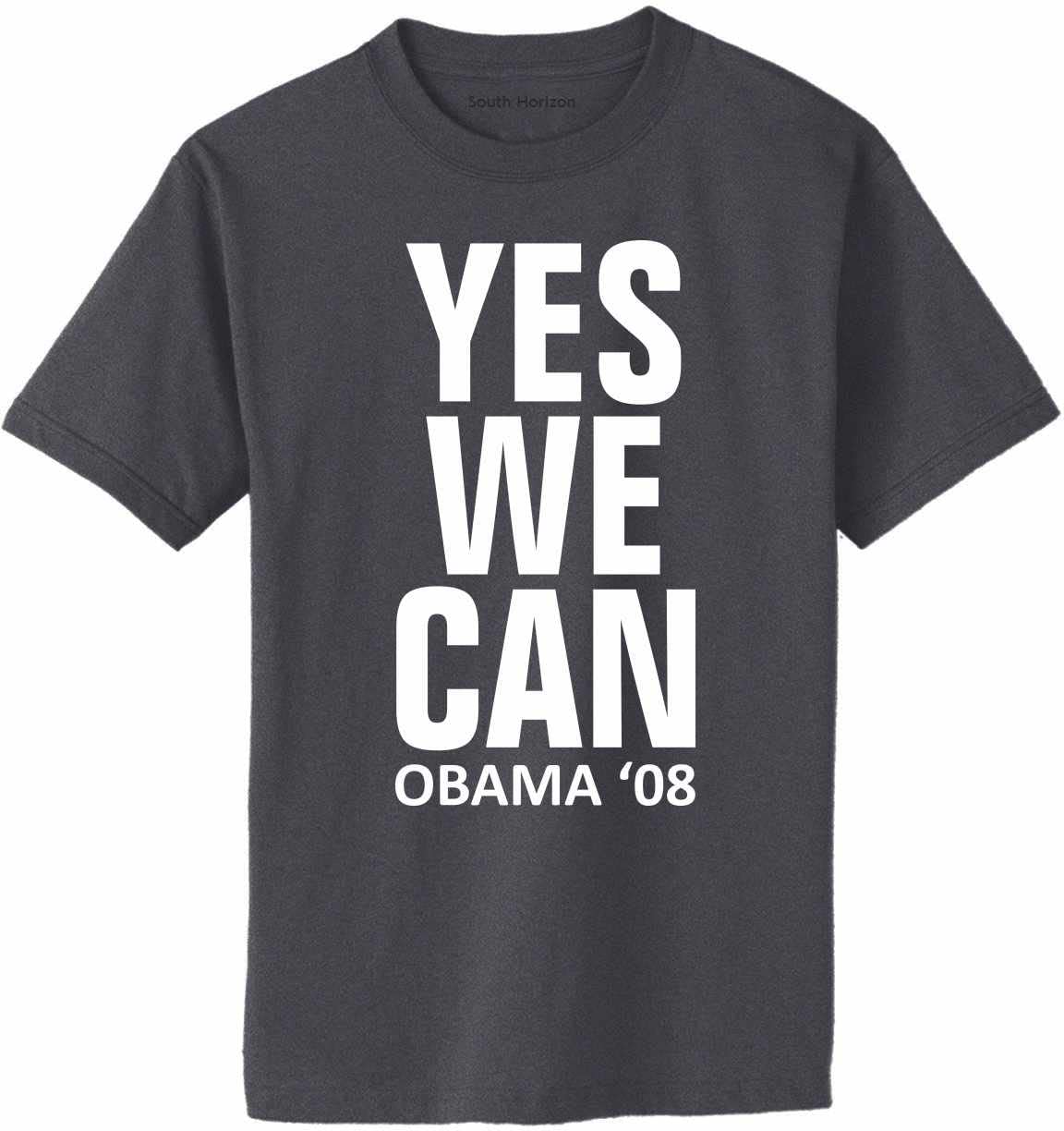 Obama 'Yes We Can' 2008 Campaign T-Shirt - Vintage Political Tee for Men & Women - Perfect for Elections, Protests & American History Fans