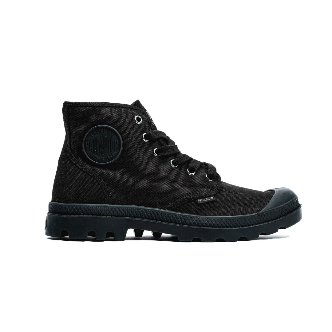 Palladium Women's Pampa Hi Black Boots - Stylish & Comfortable for Outdoor Adventures, Hiking & Casual Wear
