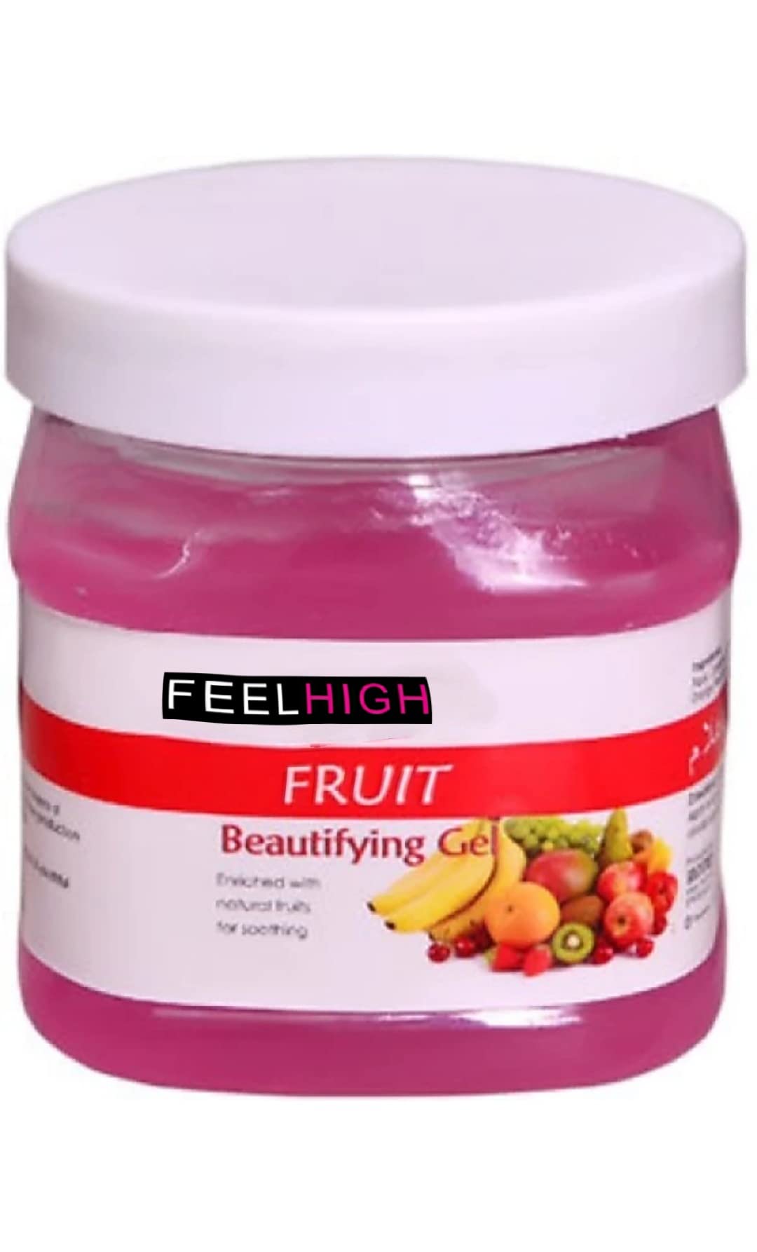 Feelhigh Mix Fruit Skin Purifying & Hydrating Gel - 500ml Natural Fruit Enriched Facial Care for Men & Women - Perfect for Daily Cleansing & Moisturizing Routine