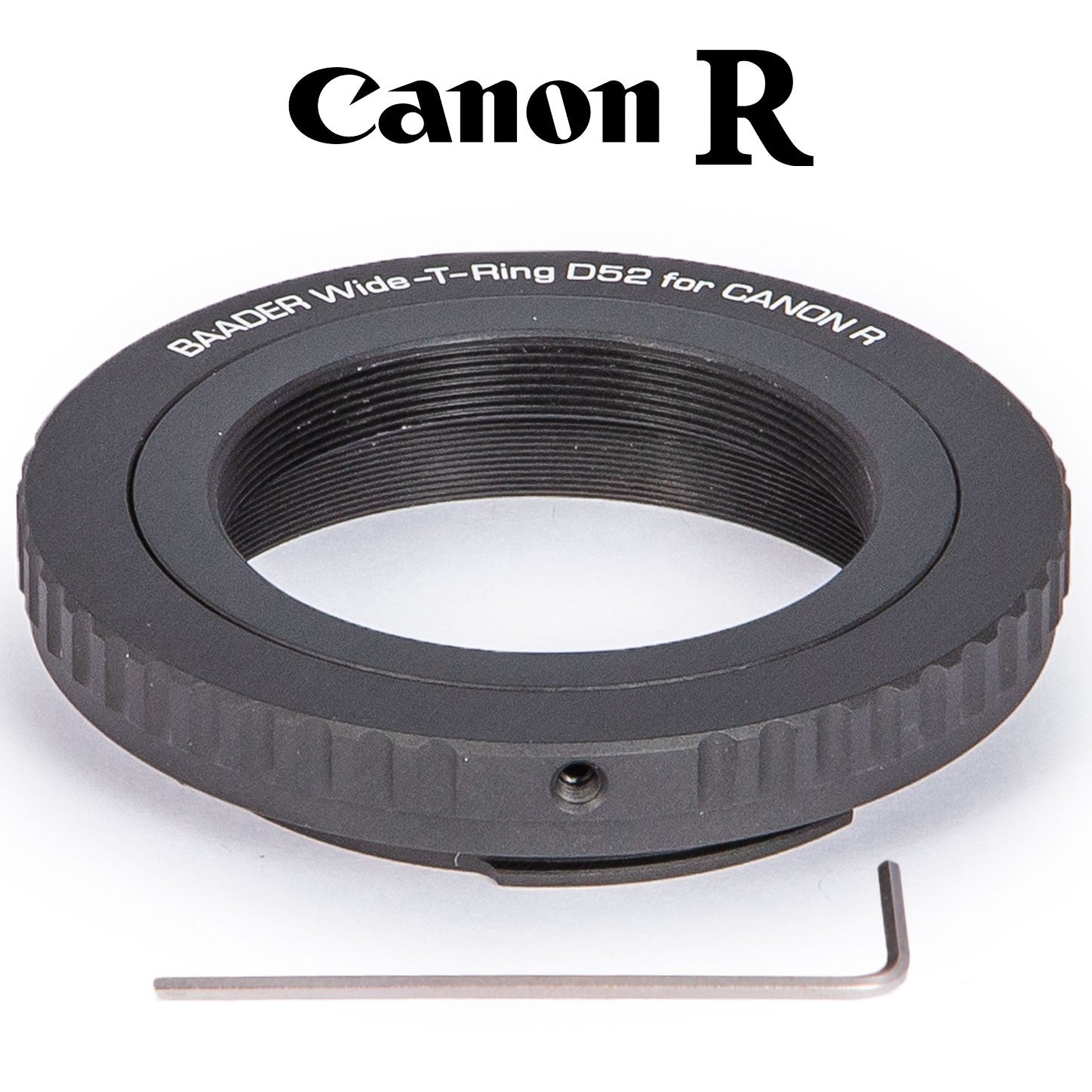 Canon R Wide T Mount Adapter Ring - D52i to T2 & S52 Lens Converter for Photography & Videography