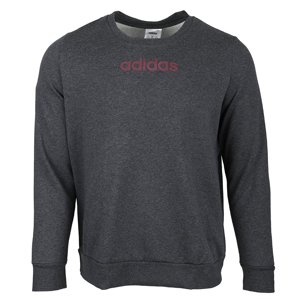 Adidas Women's Essentials Branded Crew Sweatshirt | Comfortable Casual Pullover | Perfect for Workouts, Lounging & Everyday Wear
