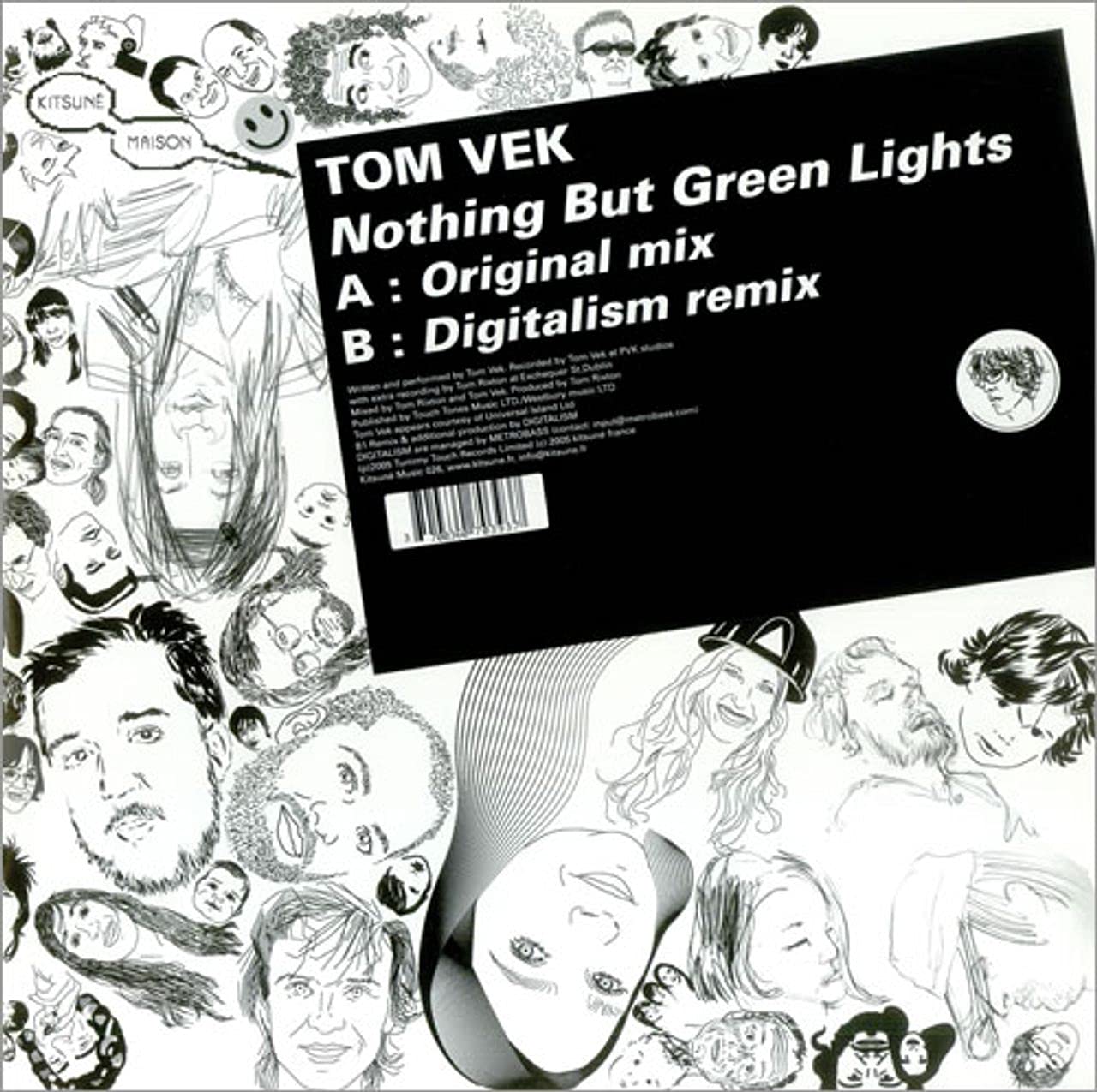 Tom Vek - Nothing But Green Lights Vinyl Record | Indie Rock Album for Music Collectors & Audiophiles | Perfect for Home Listening & Gift Giving