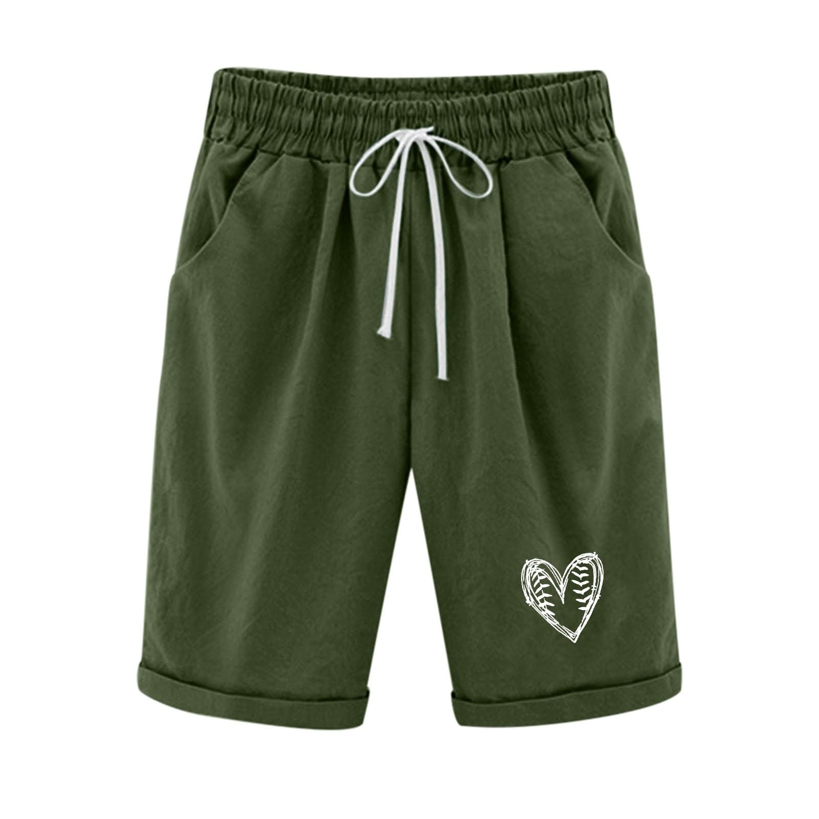 Trendy 2024 Women's Linen Shorts - Plus Size, Drawstring, Casual Beach Wear