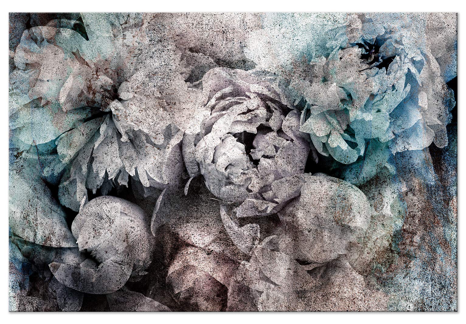 Artgeist Acoustic Canvas Wall Art Print - 35x24 Inch Sound Absorbing Floral Decor with Acoustic Foam (Peony Flower Design) | Home Office Studio Soundproofing & Noise Reduction | Modern Nature-Inspired Wall Art for Living Room, Bedroom & Workspace