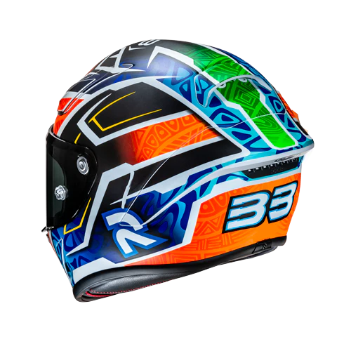 RPHA 1 BINDER REPLICA 2024 - Premium Motorcycle Racing Helmet for Track & Street Riding - Lightweight & Aerodynamic Design for Maximum Safety & Comfort
