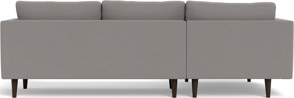 Ladybird 102 Left Chaise Sectional Sofa - Modern L-Shaped Couch with Reversible Chaise Lounge, Upholstered in Soft Fabric for Living Room, Family Room & Home Theater Comfort