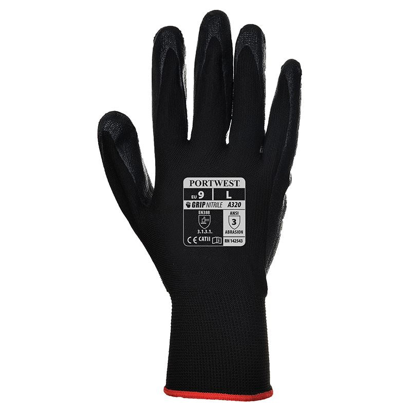Dexti Grip Gloves (A320) - Non-Slip Work Gloves for Construction, Gardening & DIY Projects - PW075
