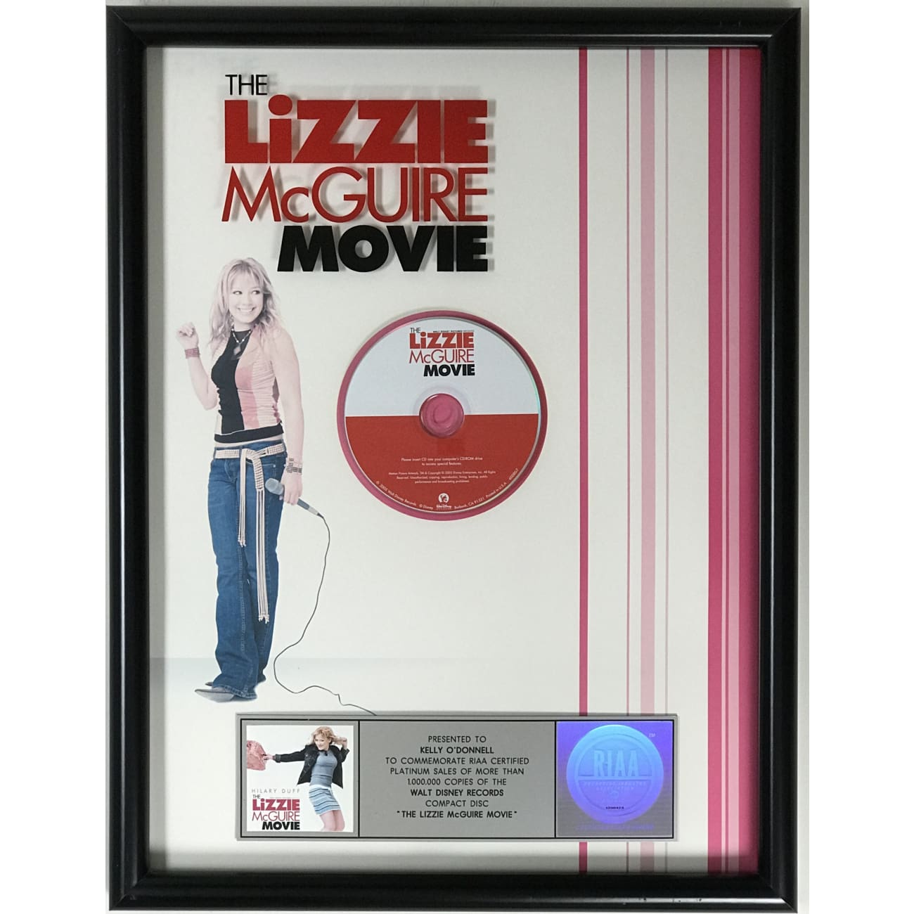 Disney Lizzie McGuire Movie Soundtrack by Hilary Duff - RIAA Certified Platinum Album - Perfect for Fans, Collectors & 90s Nostalgia