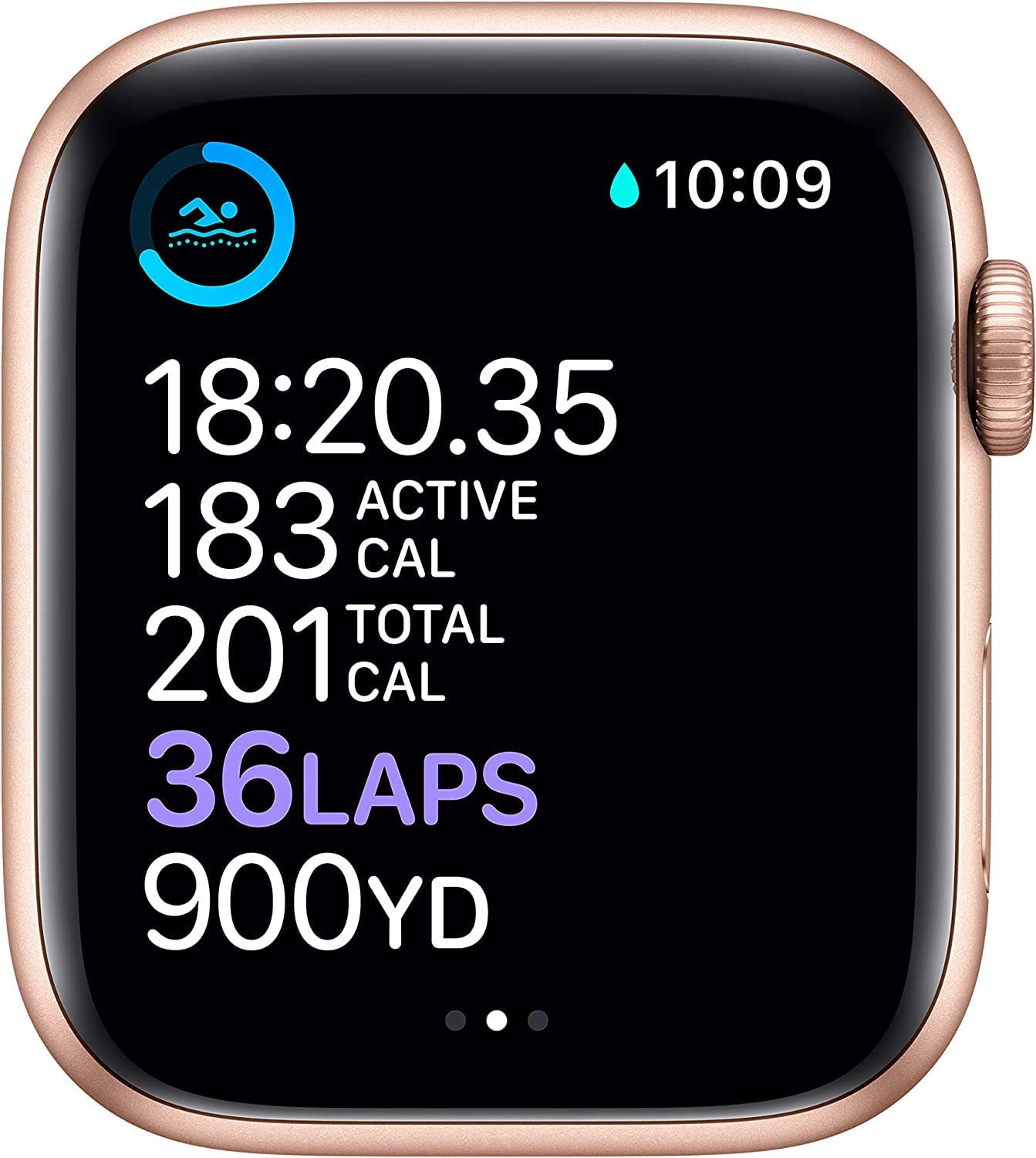 Apple Watch Series 6 (GPS, 44mm) - Gold Aluminum Case with Pink Sand Sport Band (Renewed) | Smartwatch for Fitness Tracking, Heart Rate Monitor & iPhone Compatibility | Perfect for Workouts, Running & Daily Wear