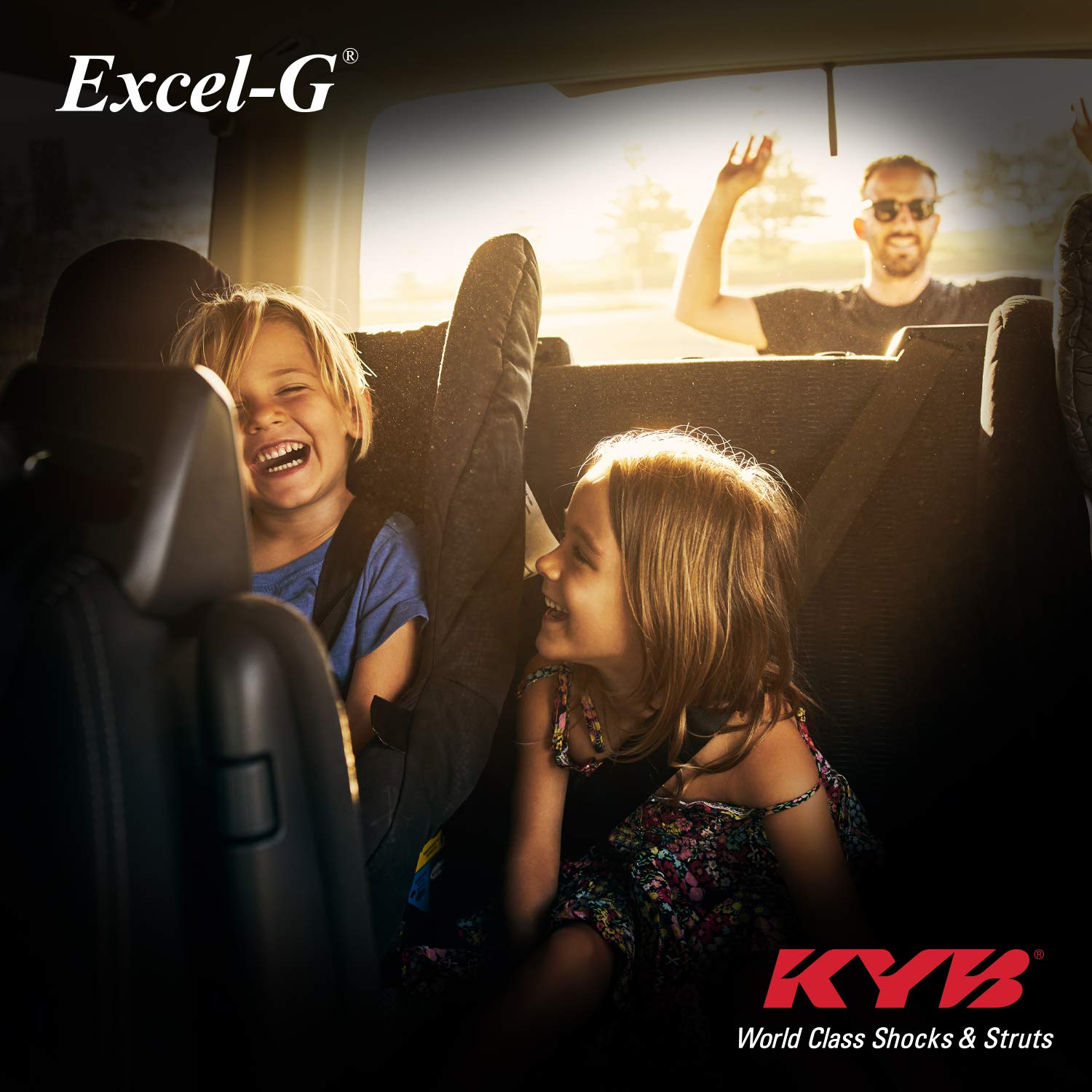 KYB 344359 Excel-G Gas Shock Absorber - Premium Replacement for Smooth Ride - Ideal for Trucks, SUVs, and Off-Road Vehicles