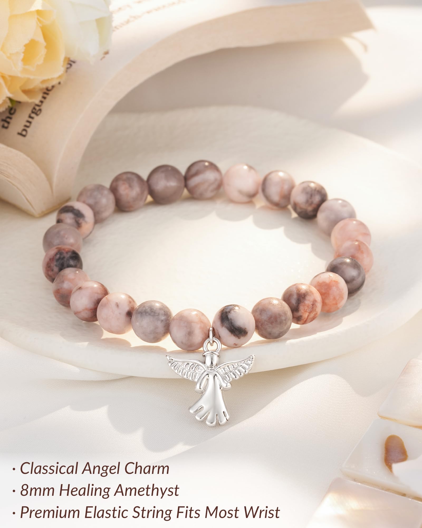 Guardian Angel Bracelet for Women - Inspirational & Spiritual Jewelry Gift for Encouragement, Protection & Faith - Perfect for Birthdays, Anniversaries & Daily Wear