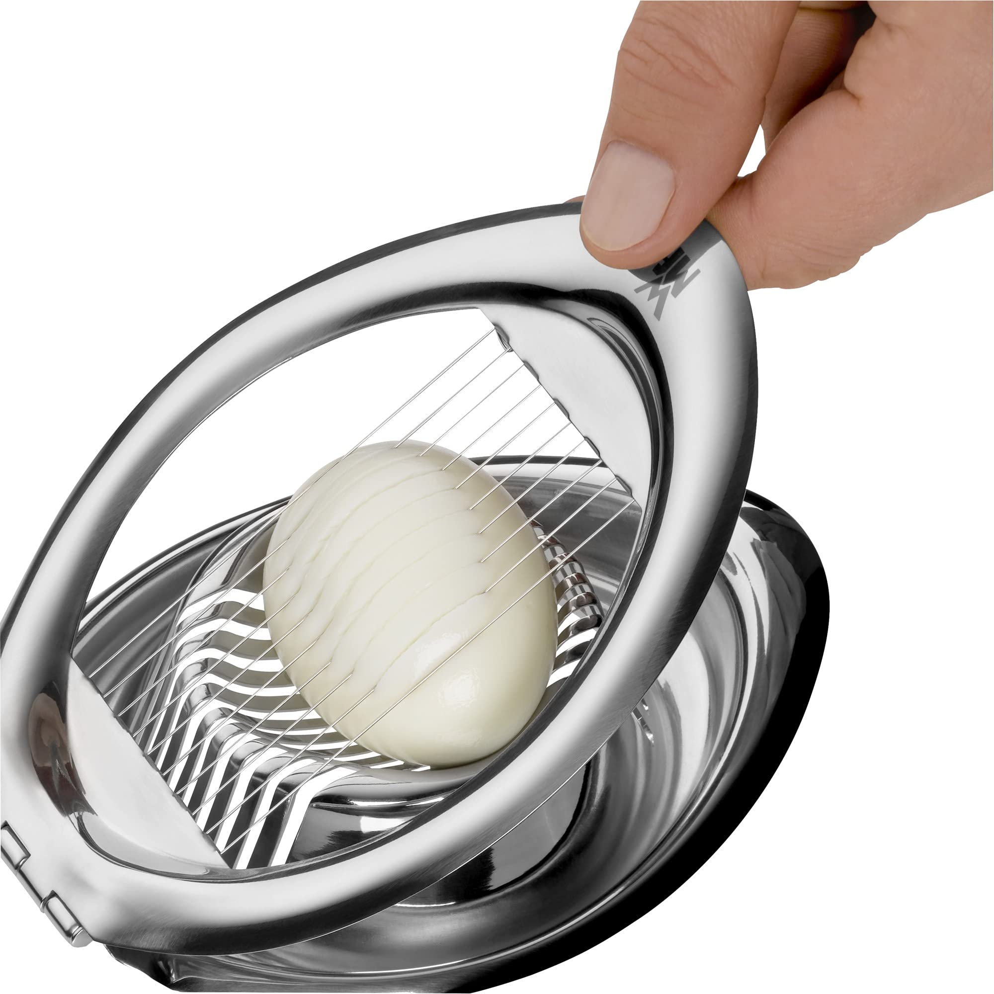 WMF Gourmet Egg Slicer - Premium Stainless Steel Kitchen Tool for Perfectly Sliced Eggs - Ideal for Salads, Sandwiches & Breakfast Meal Prep