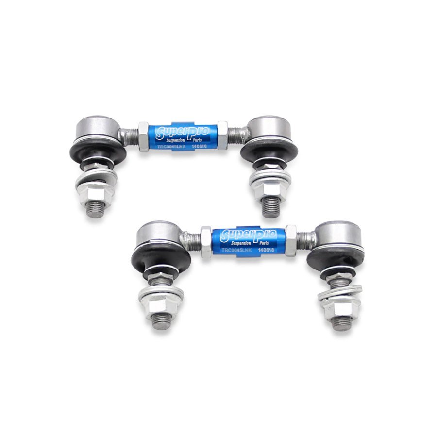 SuperPro Heavy Duty Adjustable Rear Sway Bar Link Kit - 100mm & 120mm Length Options with 10mm Studs (TRC1045) - Perfect for Performance Upgrades, Off-Roading & Enhanced Vehicle Stability