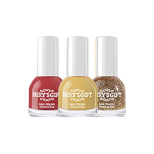 Non-Toxic & Eco-Friendly Nail Polish Set - Waterproof, Quick Dry, Premium Quality Nail Art Kit (Colors 1,10,18,19) for Salon, Home Manicure & Gift Giving