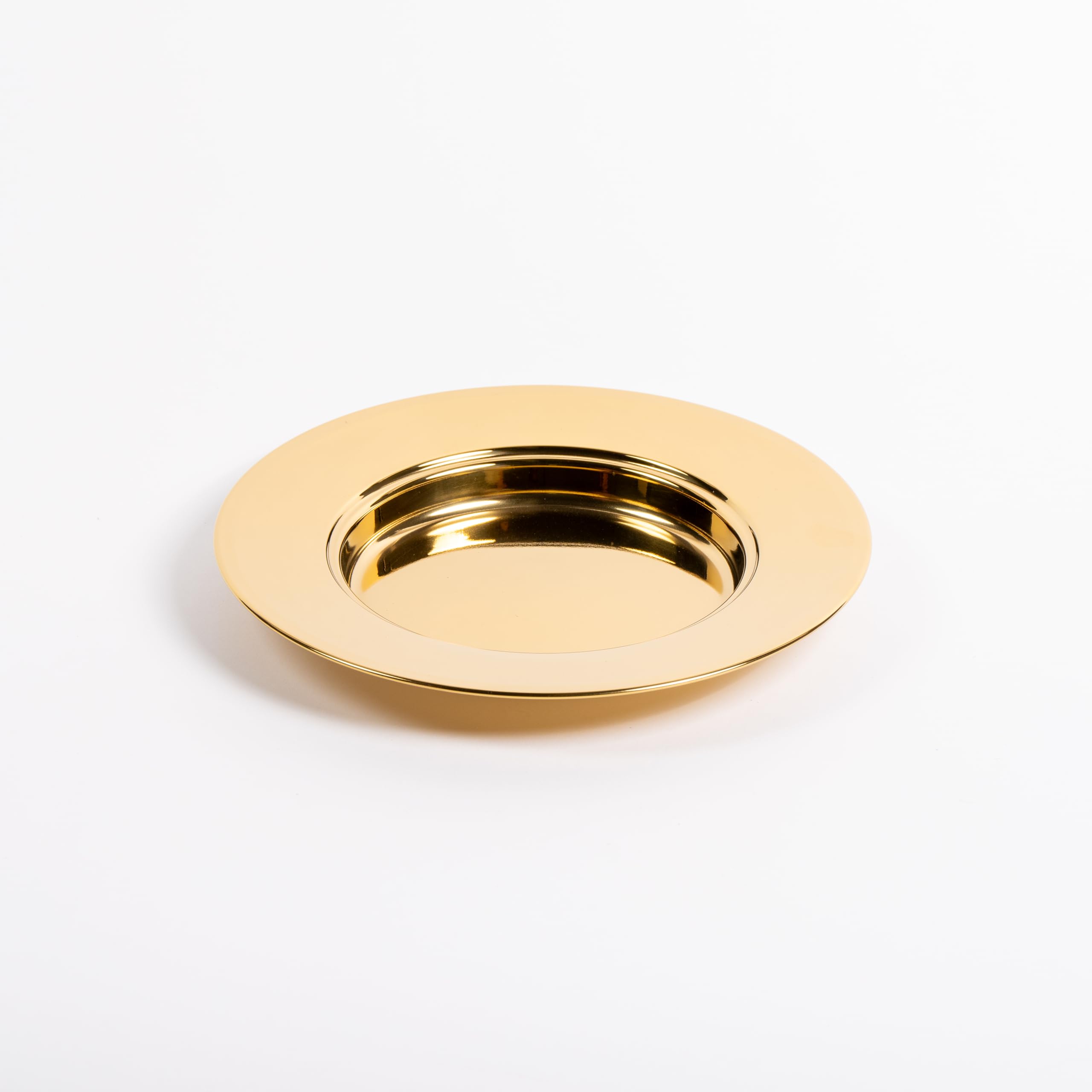 BROADMAN CHURCH SUPPLIES Brass Communion Bread Plate - RemembranceWare for Holy Communion, Church Services & Religious Ceremonies