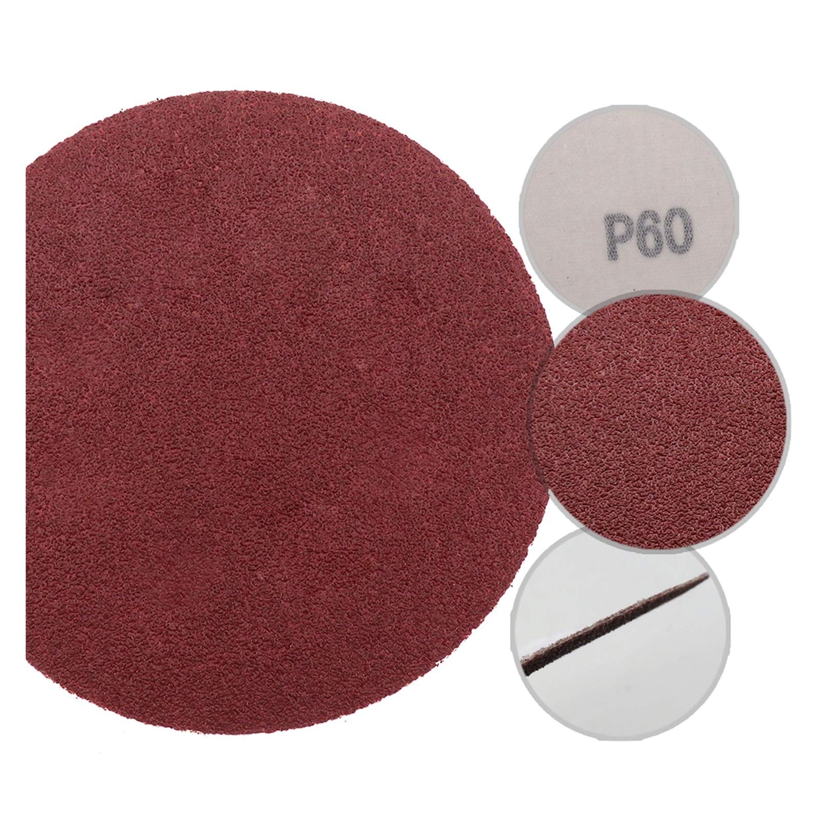 10-Pack 4 Inch (100mm) Hook & Loop Sanding Discs, 60-2000 Grit Coarse to Fine Sandpaper for Polishing, Grinding, and Sanding - Perfect for Woodworking, Metal Finishing, and DIY Projects (1000 Grit Included)